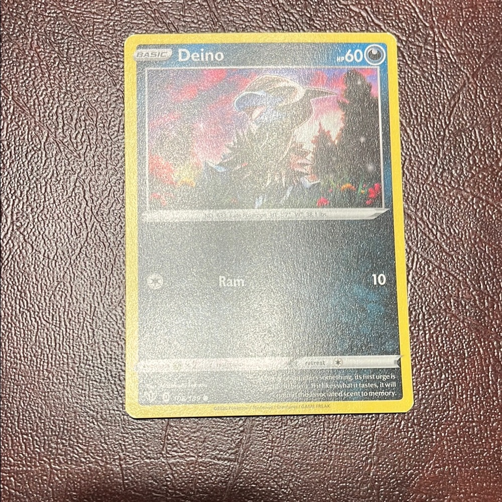 Deino Pokémon Card